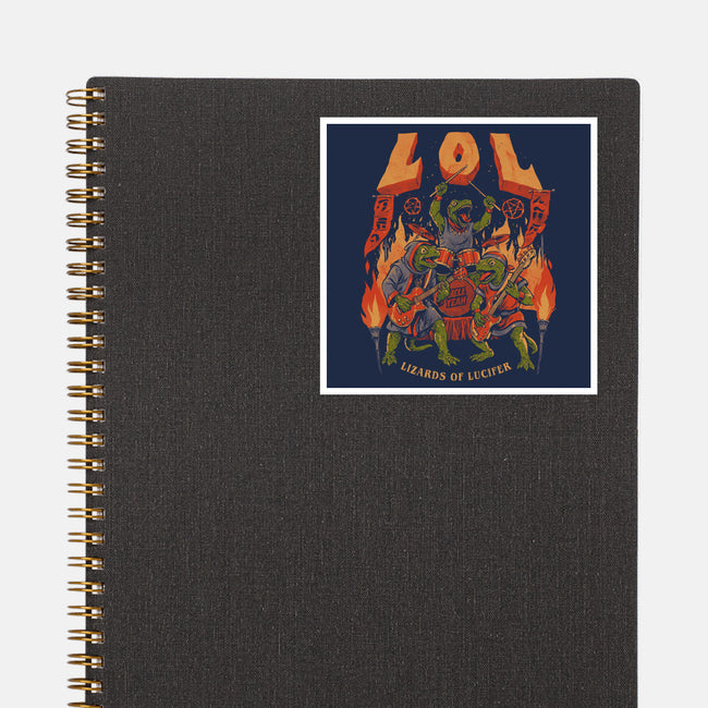 LOL Lizards Of Lucifer-None-Glossy-Sticker-eduely