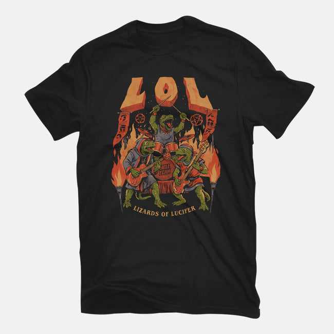 LOL Lizards Of Lucifer-Mens-Basic-Tee-eduely