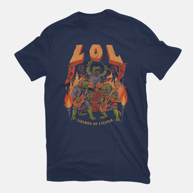 LOL Lizards Of Lucifer-Mens-Basic-Tee-eduely