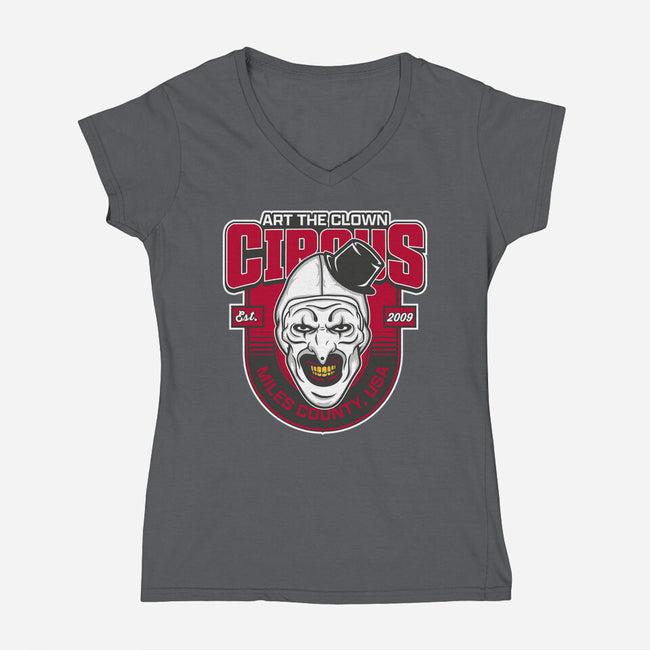 Art Circus-Womens-V-Neck-Tee-CarloJ1956