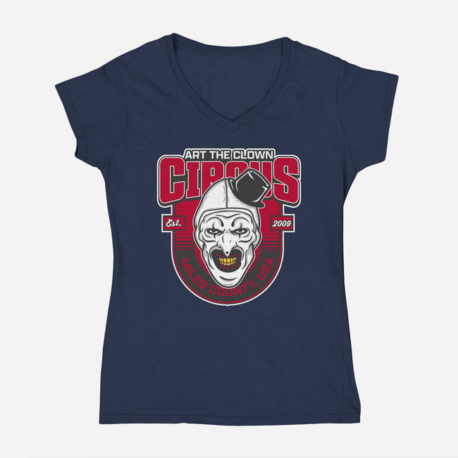 Art Circus-Womens-V-Neck-Tee-CarloJ1956