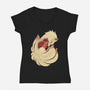 Protection-Womens-V-Neck-Tee-ricolaa