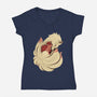 Protection-Womens-V-Neck-Tee-ricolaa