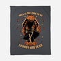 Spooky Fall Pumpkin-None-Fleece-Blanket-Studio Mootant