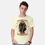 Spooky Fall Pumpkin-Mens-Basic-Tee-Studio Mootant