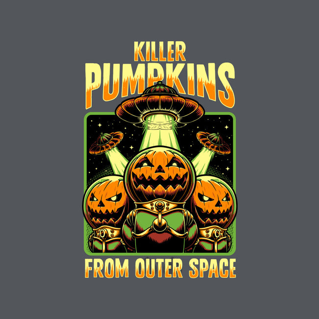 Halloween Pumpkin Space Movie-Mens-Heavyweight-Tee-Studio Mootant