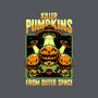 Halloween Pumpkin Space Movie-Mens-Heavyweight-Tee-Studio Mootant