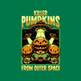 Halloween Pumpkin Space Movie-Mens-Heavyweight-Tee-Studio Mootant