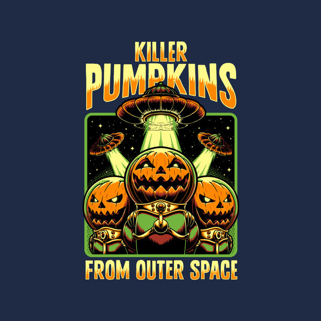 Halloween Pumpkin Space Movie-Mens-Basic-Tee-Studio Mootant