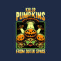 Halloween Pumpkin Space Movie-Mens-Basic-Tee-Studio Mootant