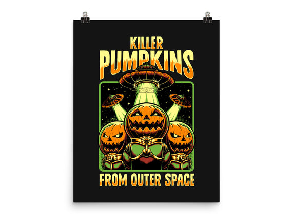 Halloween Pumpkin Space Movie