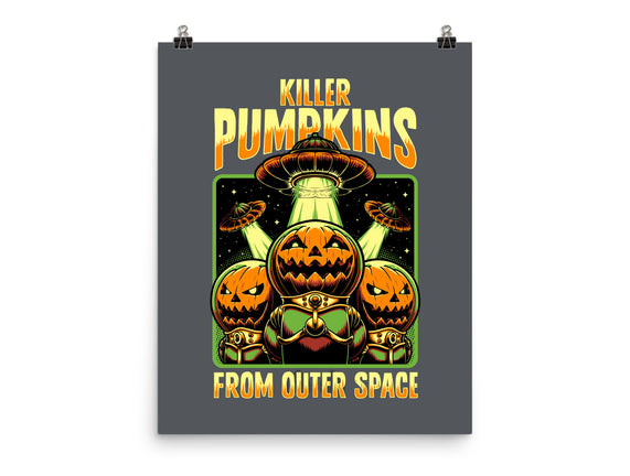 Halloween Pumpkin Space Movie