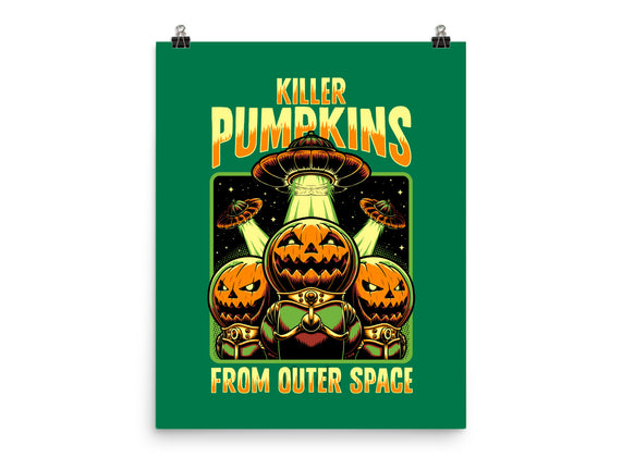 Halloween Pumpkin Space Movie