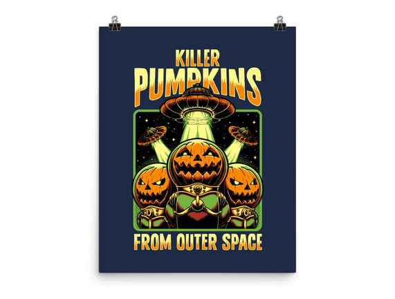 Halloween Pumpkin Space Movie