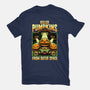 Halloween Pumpkin Space Movie-Womens-Basic-Tee-Studio Mootant