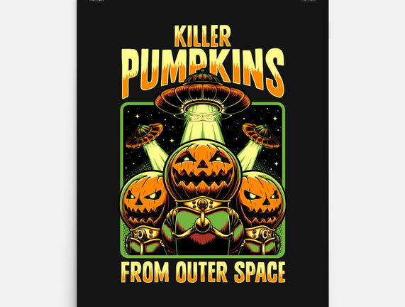 Halloween Pumpkin Space Movie