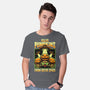 Halloween Pumpkin Space Movie-Mens-Basic-Tee-Studio Mootant
