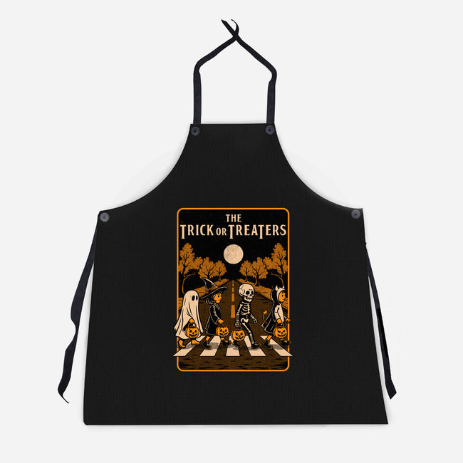 Halloween Album Cover-Unisex-Kitchen-Apron-Studio Mootant