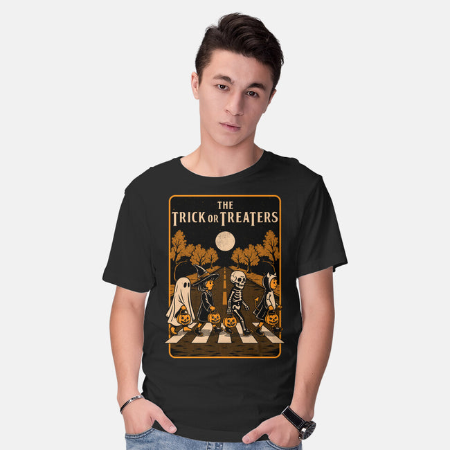 Halloween Album Cover-Mens-Basic-Tee-Studio Mootant