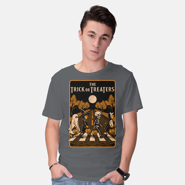Halloween Album Cover-Mens-Basic-Tee-Studio Mootant