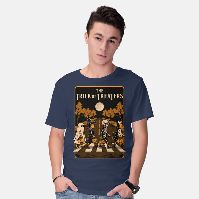 Halloween Album Cover-Mens-Basic-Tee-Studio Mootant