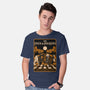 Halloween Album Cover-Mens-Basic-Tee-Studio Mootant