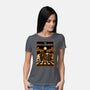 Halloween Album Cover-Womens-Basic-Tee-Studio Mootant