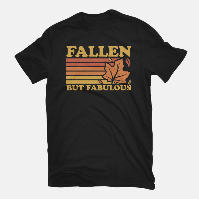 Fallen Autumn Leaves-Womens-Fitted-Tee-Studio Mootant