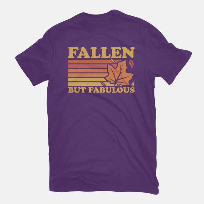 Fallen Autumn Leaves-Womens-Fitted-Tee-Studio Mootant