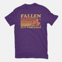 Fallen Autumn Leaves-Womens-Fitted-Tee-Studio Mootant