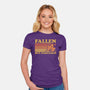 Fallen Autumn Leaves-Womens-Fitted-Tee-Studio Mootant