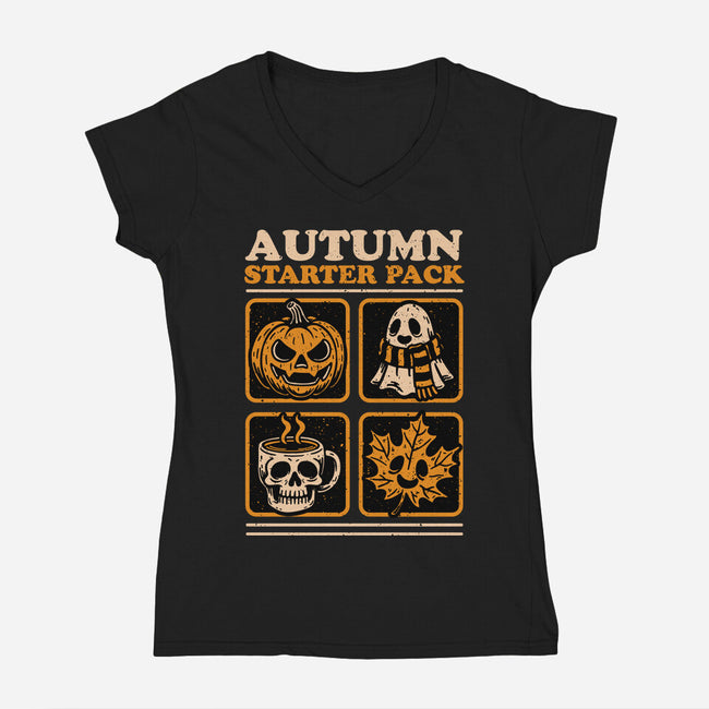 Autumn Starter Pack-Womens-V-Neck-Tee-Studio Mootant