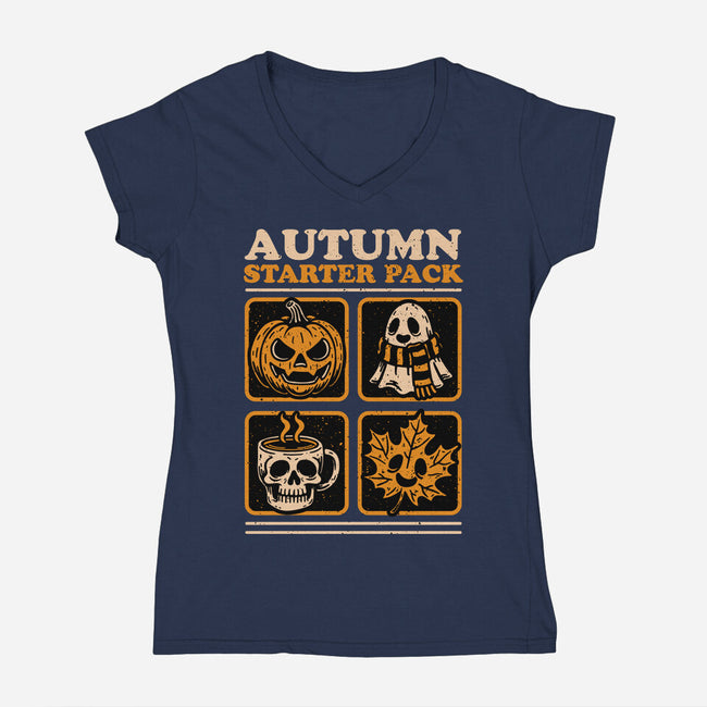Autumn Starter Pack-Womens-V-Neck-Tee-Studio Mootant