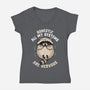 All Systems Are Nervous-Womens-V-Neck-Tee-GoshWow