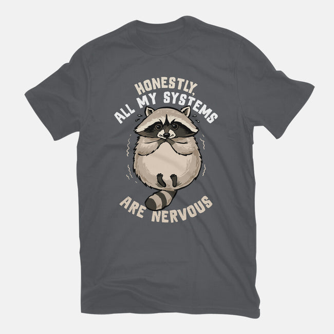All Systems Are Nervous-Mens-Basic-Tee-GoshWow