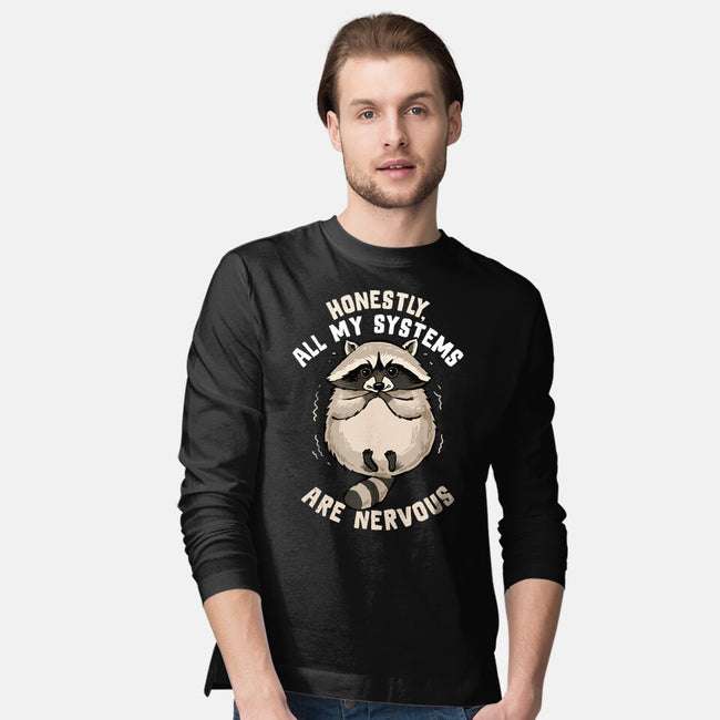 All Systems Are Nervous-Mens-Long Sleeved-Tee-GoshWow
