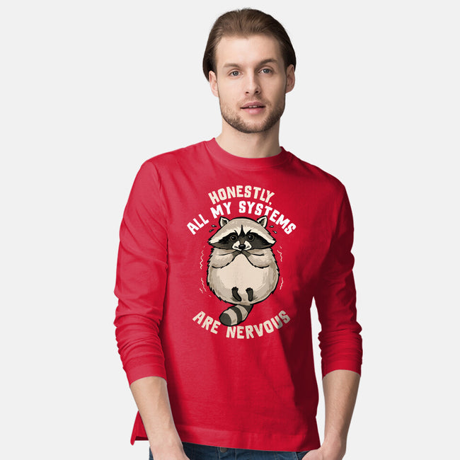 All Systems Are Nervous-Mens-Long Sleeved-Tee-GoshWow