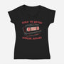Spooky Season-Womens-V-Neck-Tee-glitchygorilla