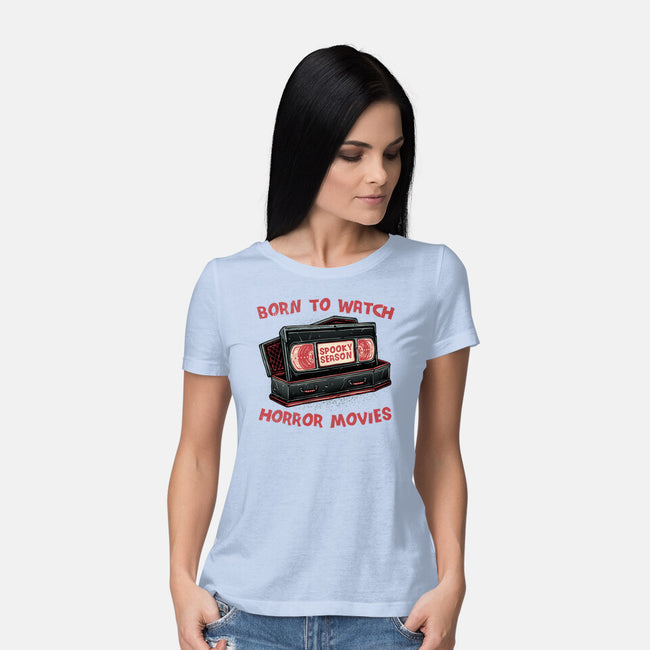 Spooky Season-Womens-Basic-Tee-glitchygorilla