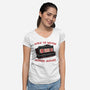 Spooky Season-Womens-V-Neck-Tee-glitchygorilla