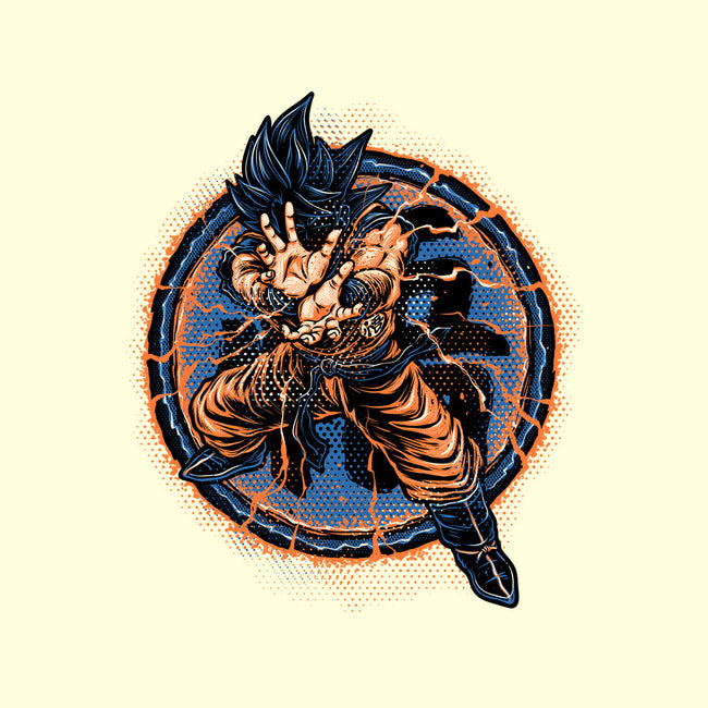 Rage Of The Saiyan-None-Polyester-Shower Curtain-glitchygorilla