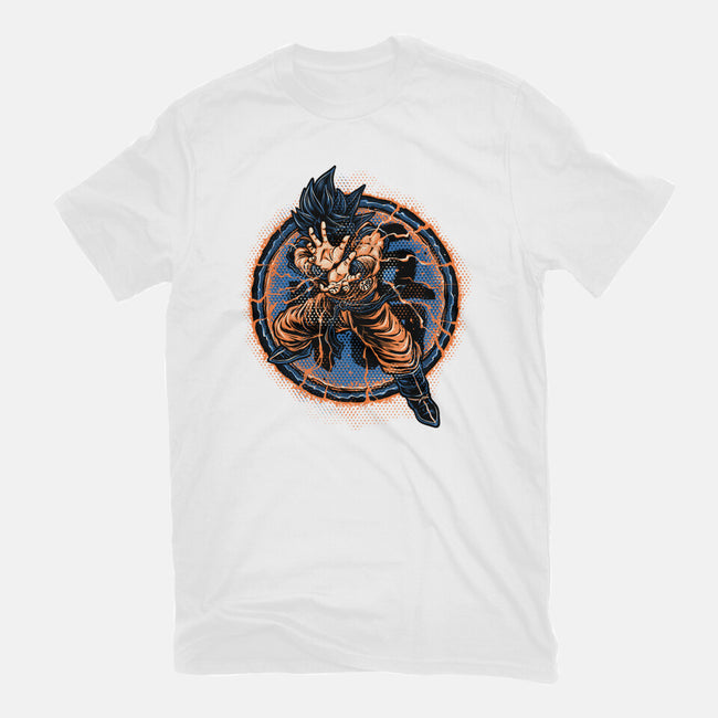 Rage Of The Saiyan-Mens-Premium-Tee-glitchygorilla
