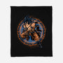 Rage Of The Saiyan-None-Fleece-Blanket-glitchygorilla