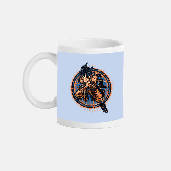 Rage Of The Saiyan-None-Mug-Drinkware-glitchygorilla