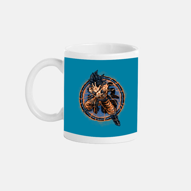 Rage Of The Saiyan-None-Mug-Drinkware-glitchygorilla