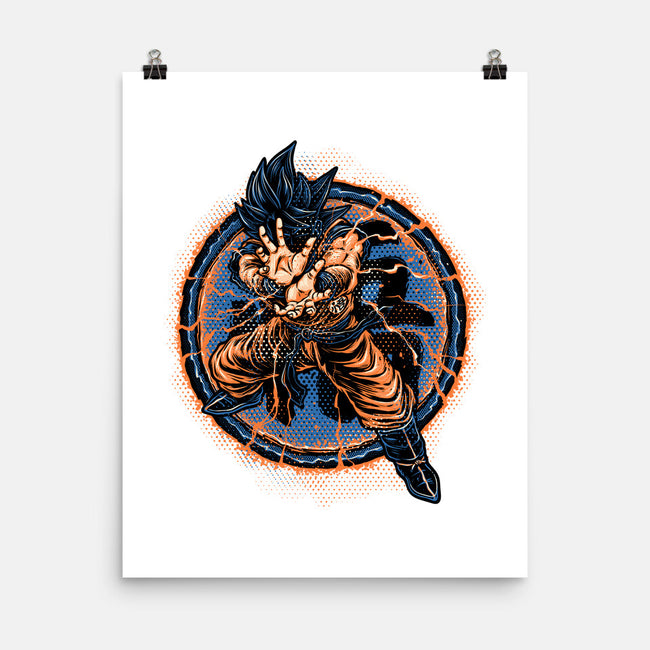 Rage Of The Saiyan-None-Matte-Poster-glitchygorilla
