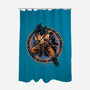 Rage Of The Saiyan-None-Polyester-Shower Curtain-glitchygorilla
