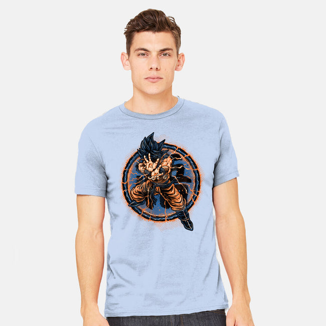 Rage Of The Saiyan-Mens-Heavyweight-Tee-glitchygorilla