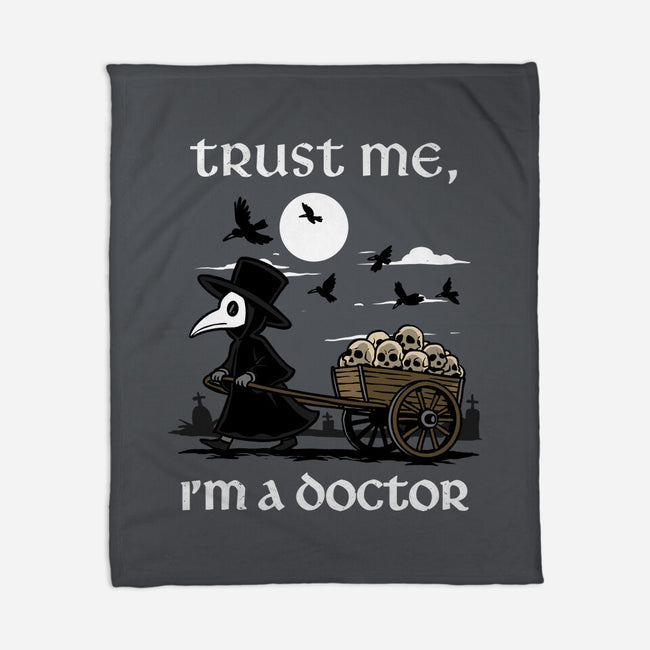 Trust Me I'm A Doctor-None-Fleece-Blanket-GoshWow