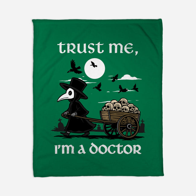 Trust Me I'm A Doctor-None-Fleece-Blanket-GoshWow